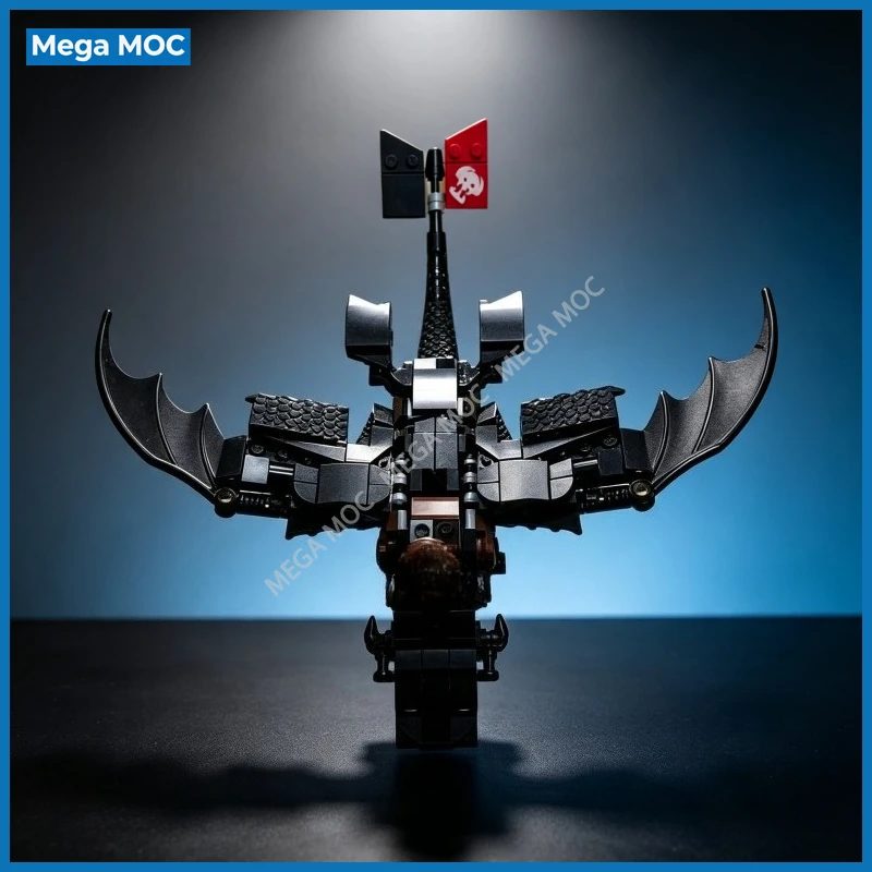 DIY Fantasy Forest Diorama Blocks Creative Giant Beast MOC Handmade Brick Assembly Puzzle Toy 265PCS