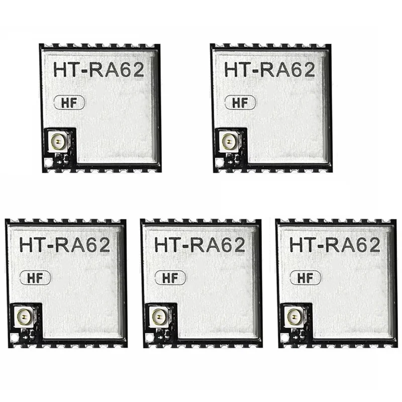 Módulo eficiente da série 5 peças HT-RA62 lora 5 peças HT-RA62 868-915mhz módulo lora suporte para desenvolvimento secundário