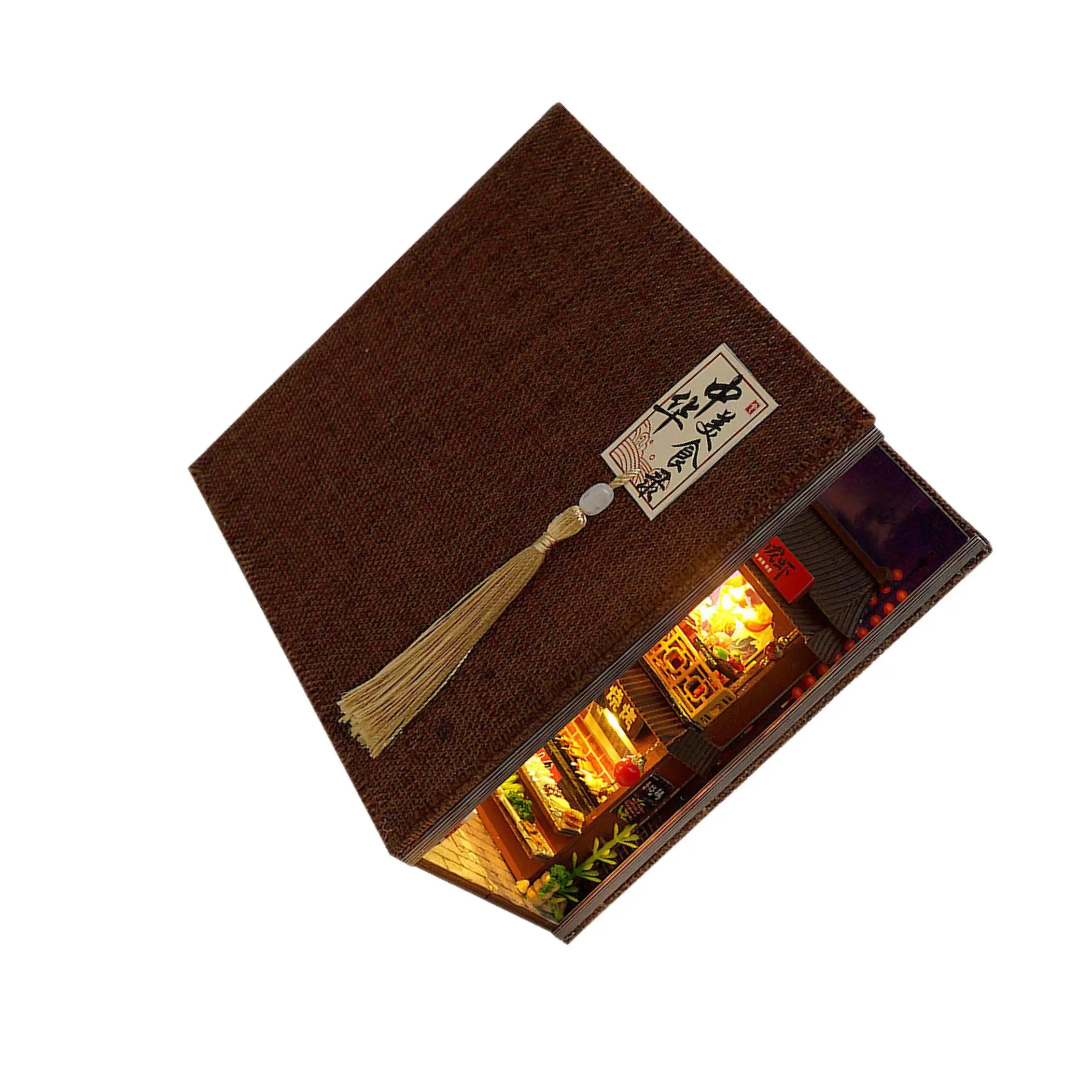 Bookshelf Insert Decor Dollhouse Wood Bookends for Girls Boys Teens Children