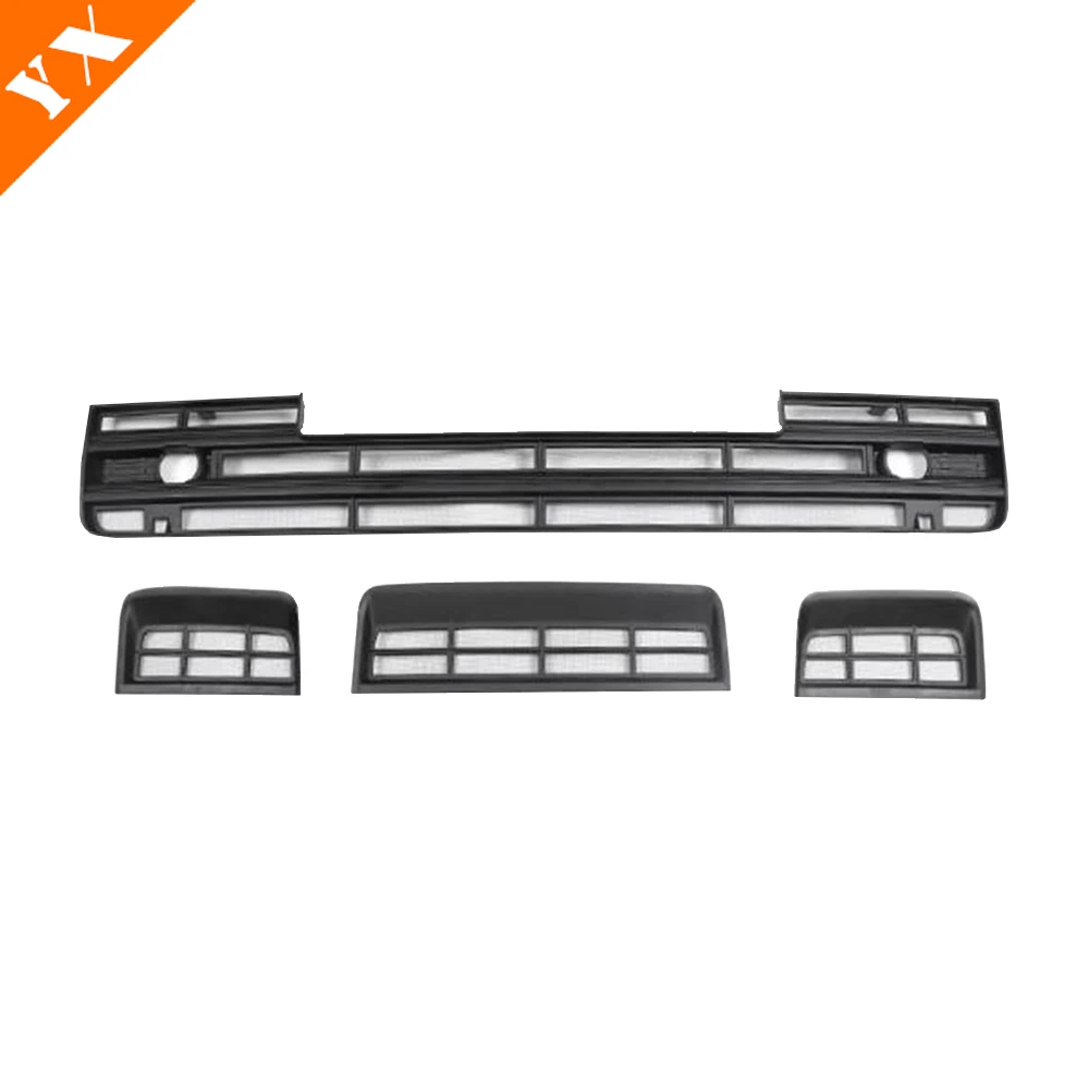 For GMW Haval H9 2024 2025 Accessories Black Car Snap On Insect Screen Grille,Grille,Protective Strip,Water Tank,Dust-Proof 4PCS