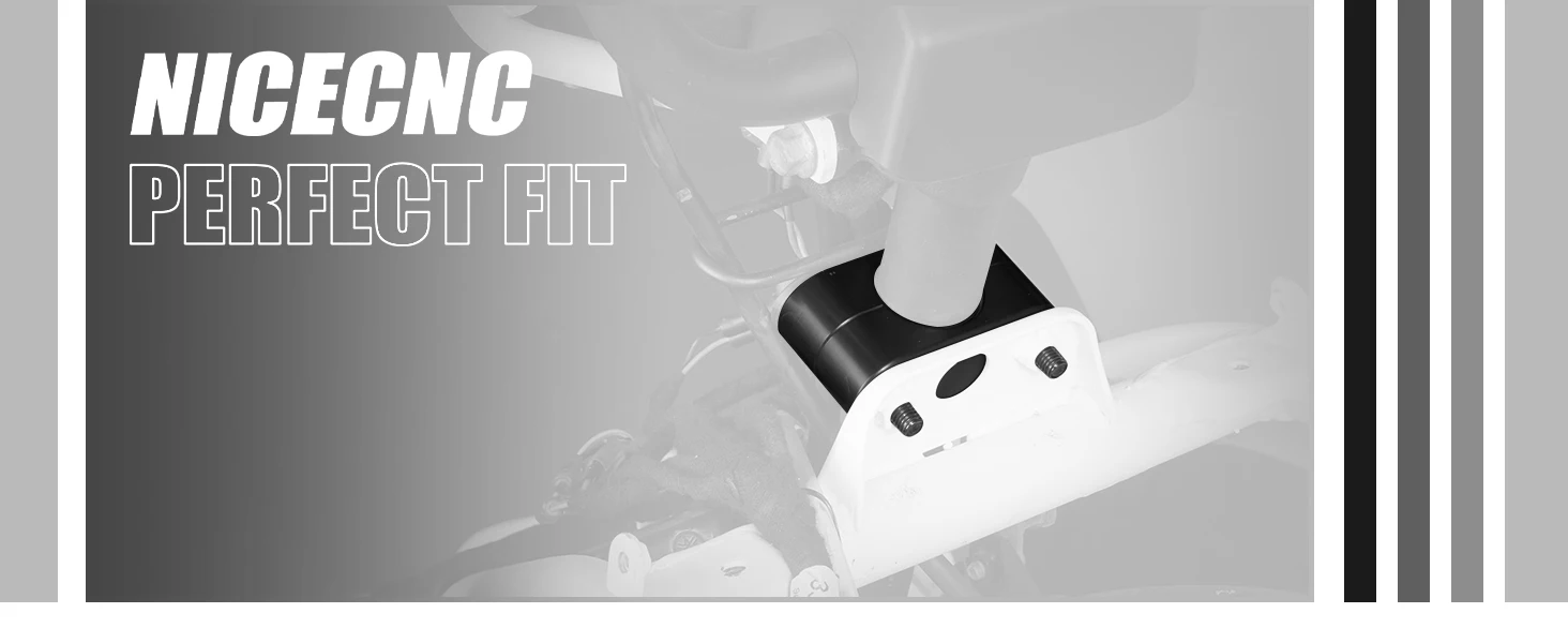 NICECNC Lenkstangenbuchse aus Aluminium für Yamaha Blaster 200, Yamaha Raptor 660 700, YFZ450, Banshee, Warrior 350 Zubehör – Detail 14
