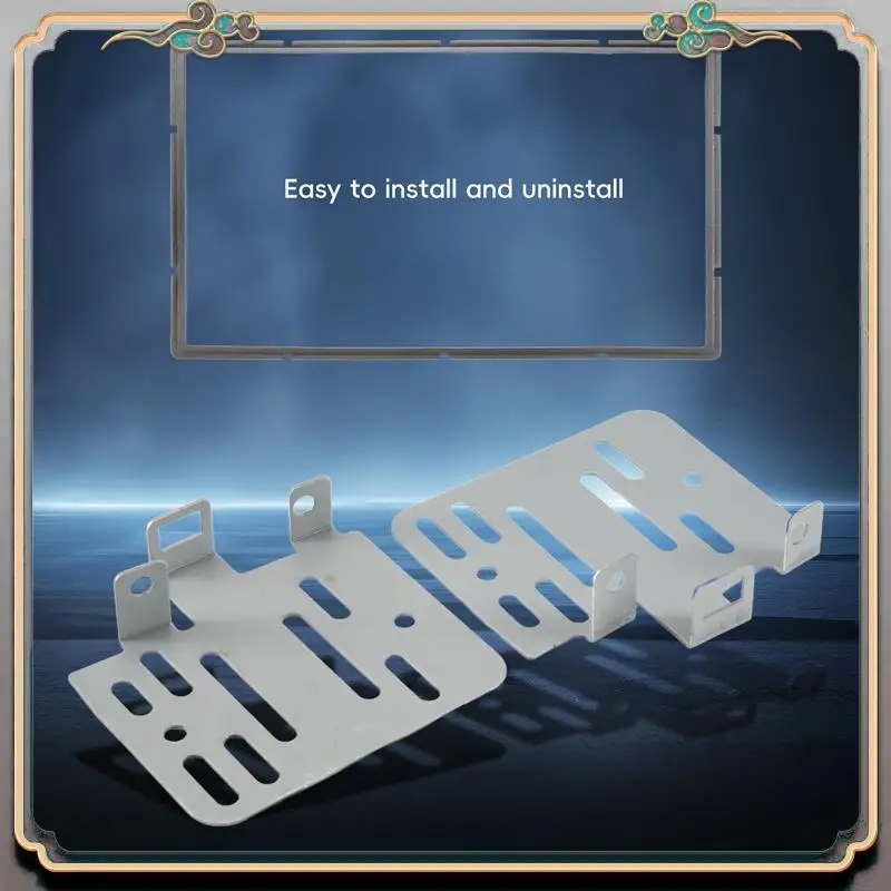 

Reliable-2 Din Car Radio Fascia Fit For Fiat Grand Punto 2005-2009 Left Wheel Dash Mounting Installation Trim Frame Stereo Kit