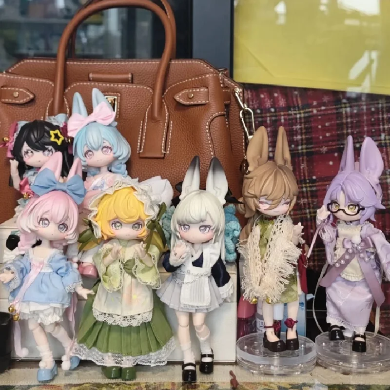 

Genuine 1/12 BJD Inedible Doll Jump Lunar Time Bunny Baby Series Blind Box Movable Anime Action Figurine Collectible Toy Kawaii