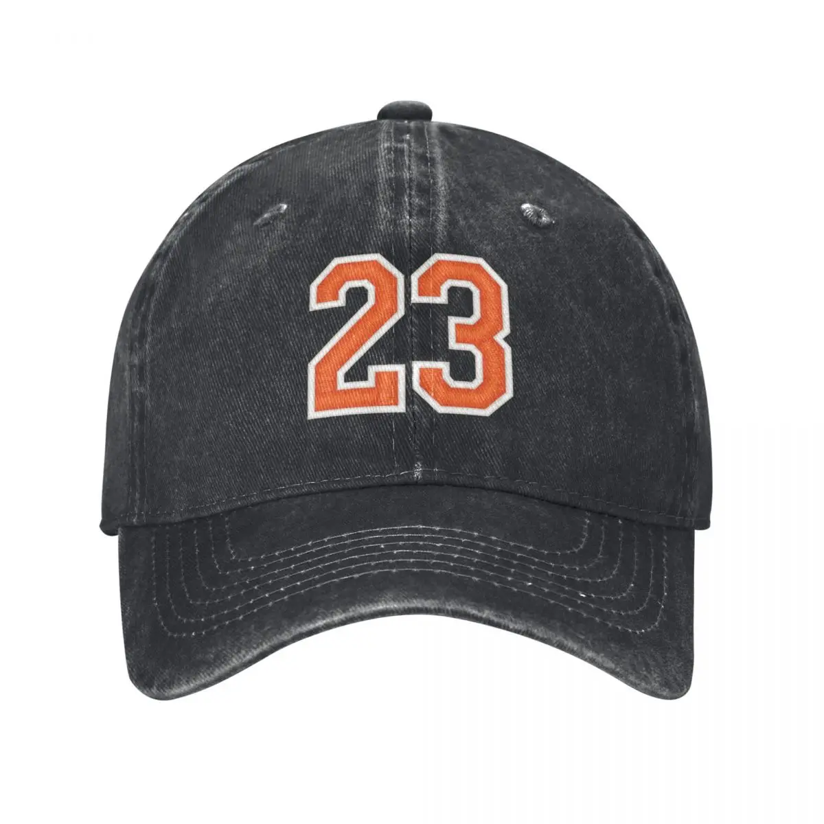 Sports Number 23 Jersey twenty-three Orange Baseball Cap Cosplay Hat Baseball Cap foam party Hat Sunhat Mens Hats Women's