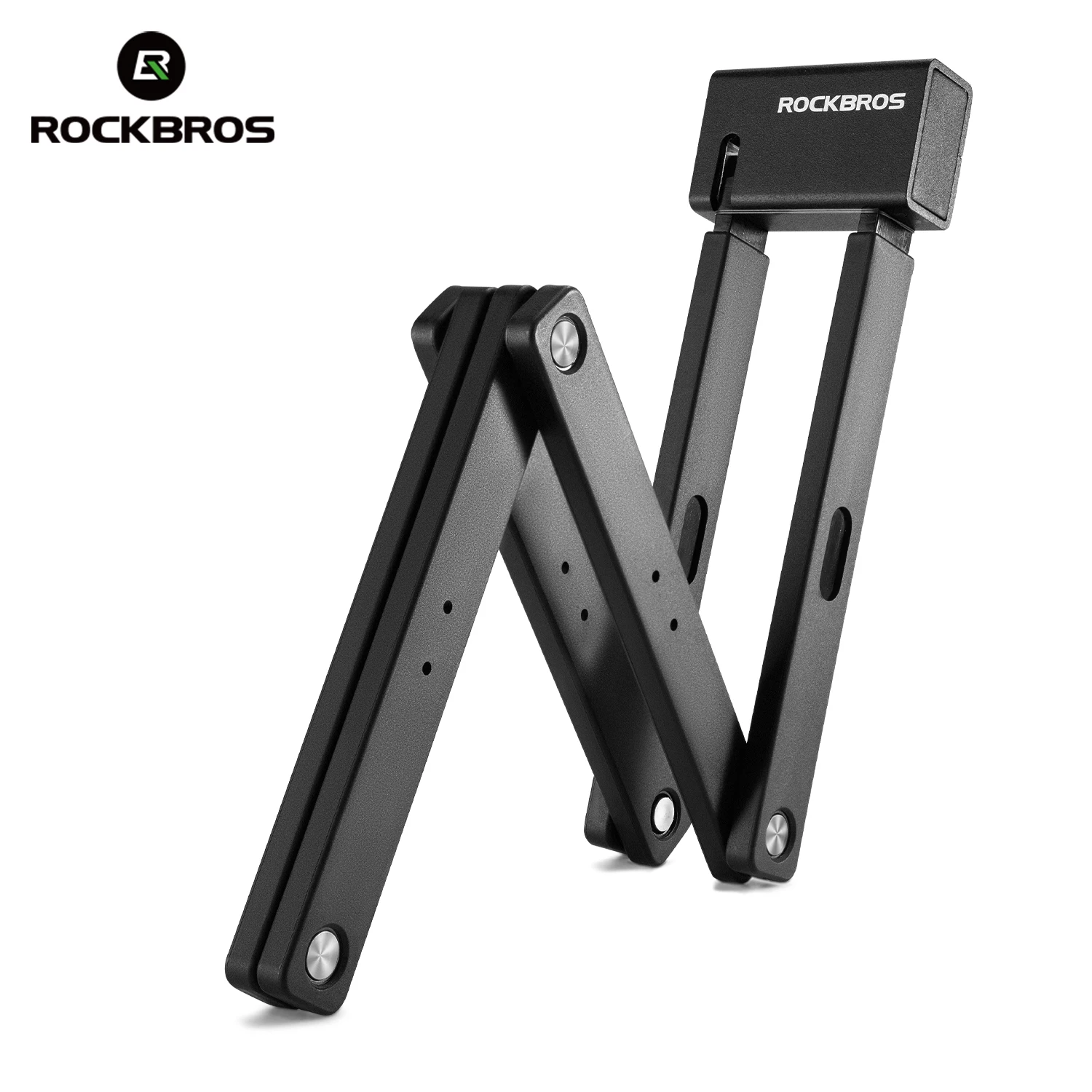 

ROCKBROS Bicycle Lock Folding Multifunctional Portable Bike Helmet Lock Thickened hardened Anti-Theft Electric Bicycle Lock