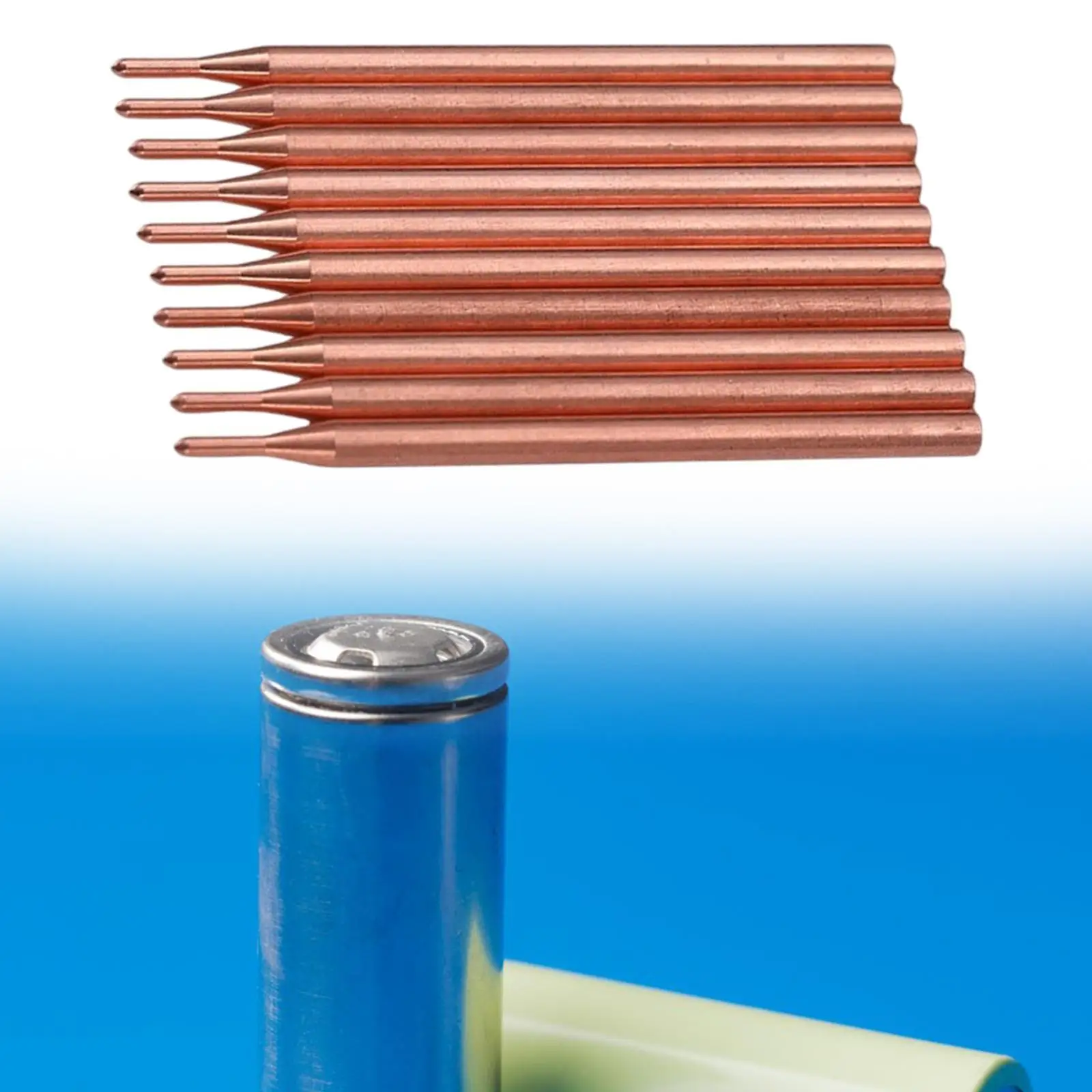 10Pcs Spot Welding Needle Tool Small Welding Machine Welding Welder Welding Spot Welding Pin Copper Needle