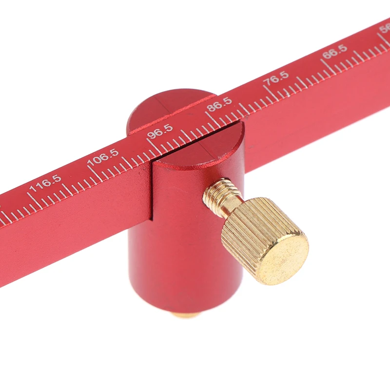 

Регулируемая линейка для рисования из сплава, алюминиевая линейка для рисования, линейка для рисования, компас, деревообработка, фиксированный круглый калибр для маркировки линий