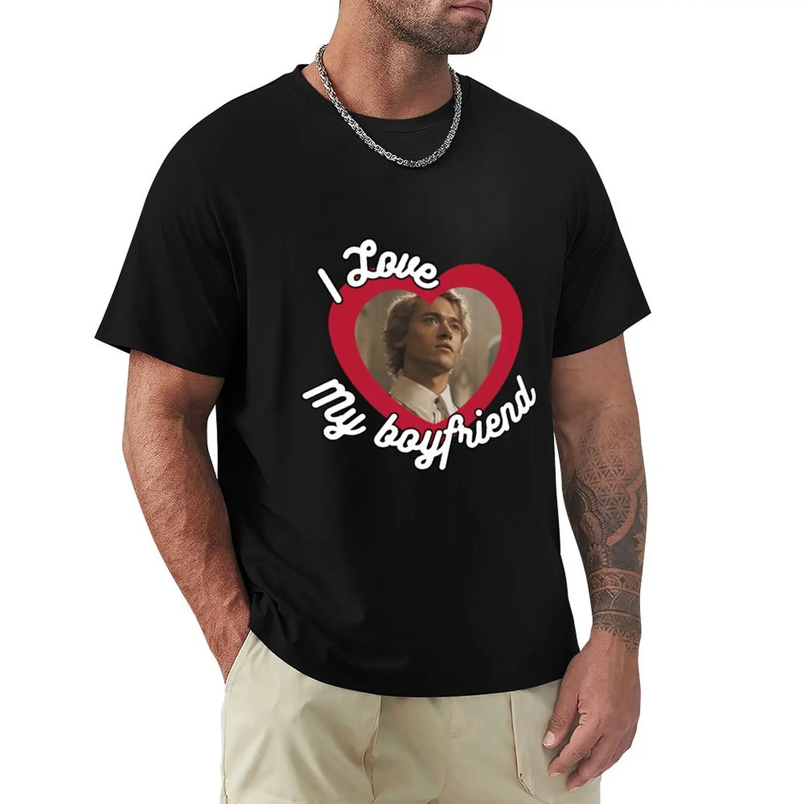 I love my boyfriend Tom Blyth Coriolanus Snow T-Shirt Gym Exercise Short Sleeve T-Shirt