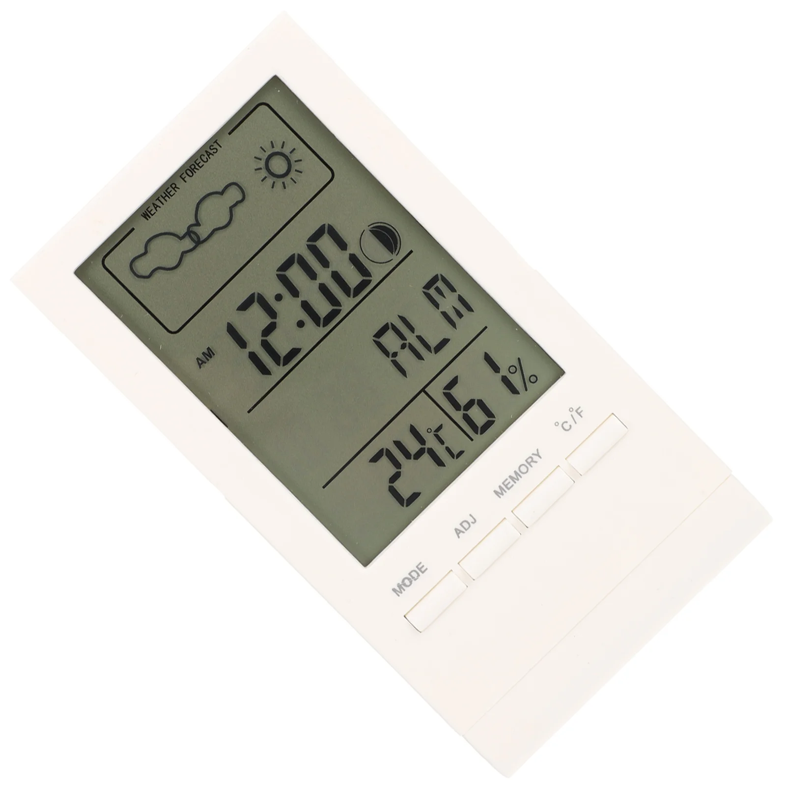 Multi function LCD Weather Clock Thermometer Hygrometer Calendar Temperature Humidity Meter Home Office Bedroom Living