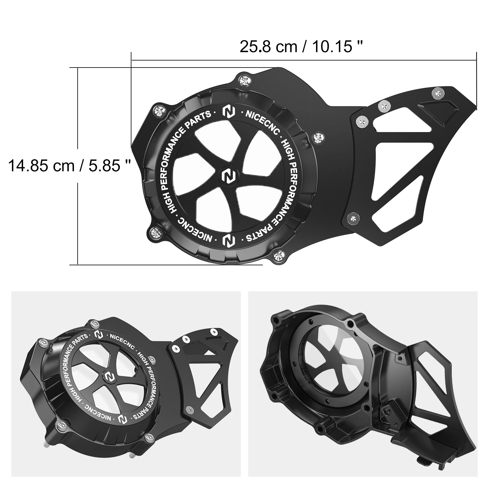 NICECNC Für Yamaha Blaster 200 YFS200 1988-2006 Motor Linke Seite Stator Kettenradabdeckung Blaster 200 YFS200SE Sonderedition 2006 – Detail 2
