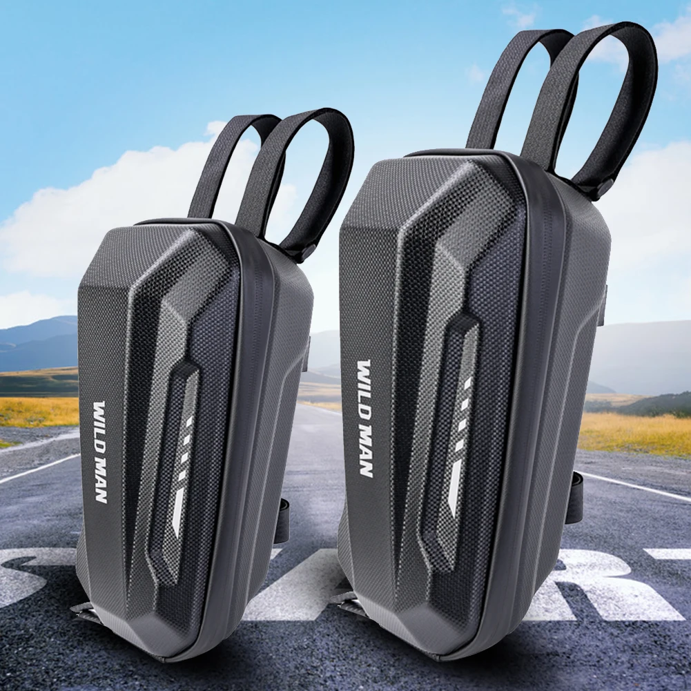 

WILD MAN EVA Hard Shell Electric Scooter Bag Waterproof Night Reflective for M365 PRO 2 KUGOO M4 Cycling Bag Pannier