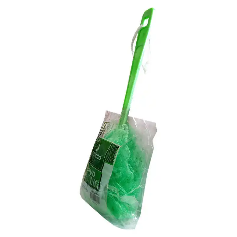 Bath Shower Fiber Handle Green