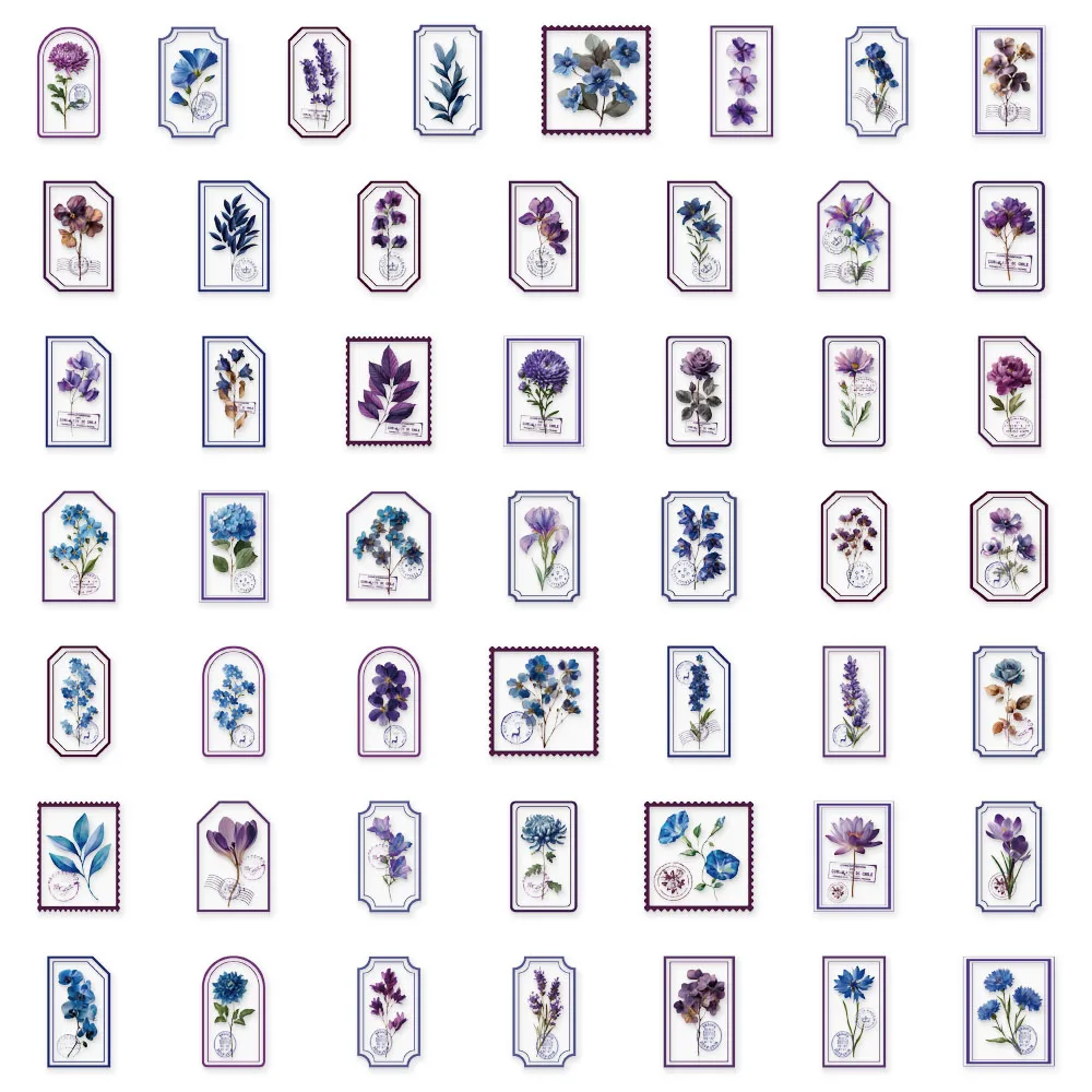 50 قطعة من ملصقات الشفق على شكل زهرة كرتونية، ملصقات إبداعية يمكنك صنعها بنفسك، تعليمات، علامات تزيين الكمبيوتر اللوحي، ملصقات لعبة الحيوانات الأليفة