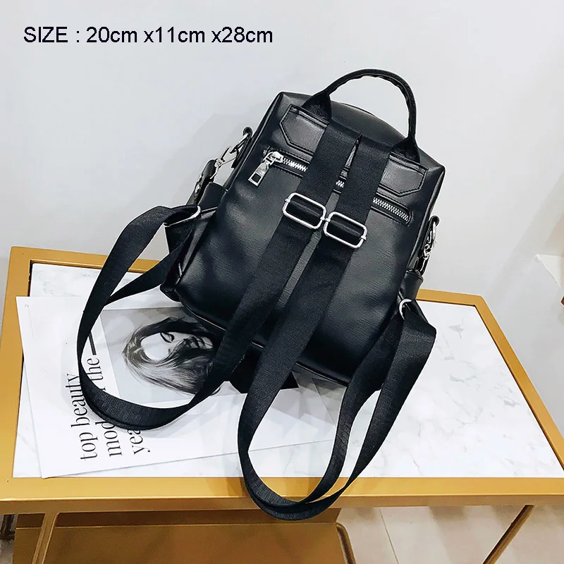 SEETIC Fashion Women\'S Leather Backpack Casual Women\'S Backpack Bag 2022 PU Small Women\'S Backpacks Bag Backpack For Women