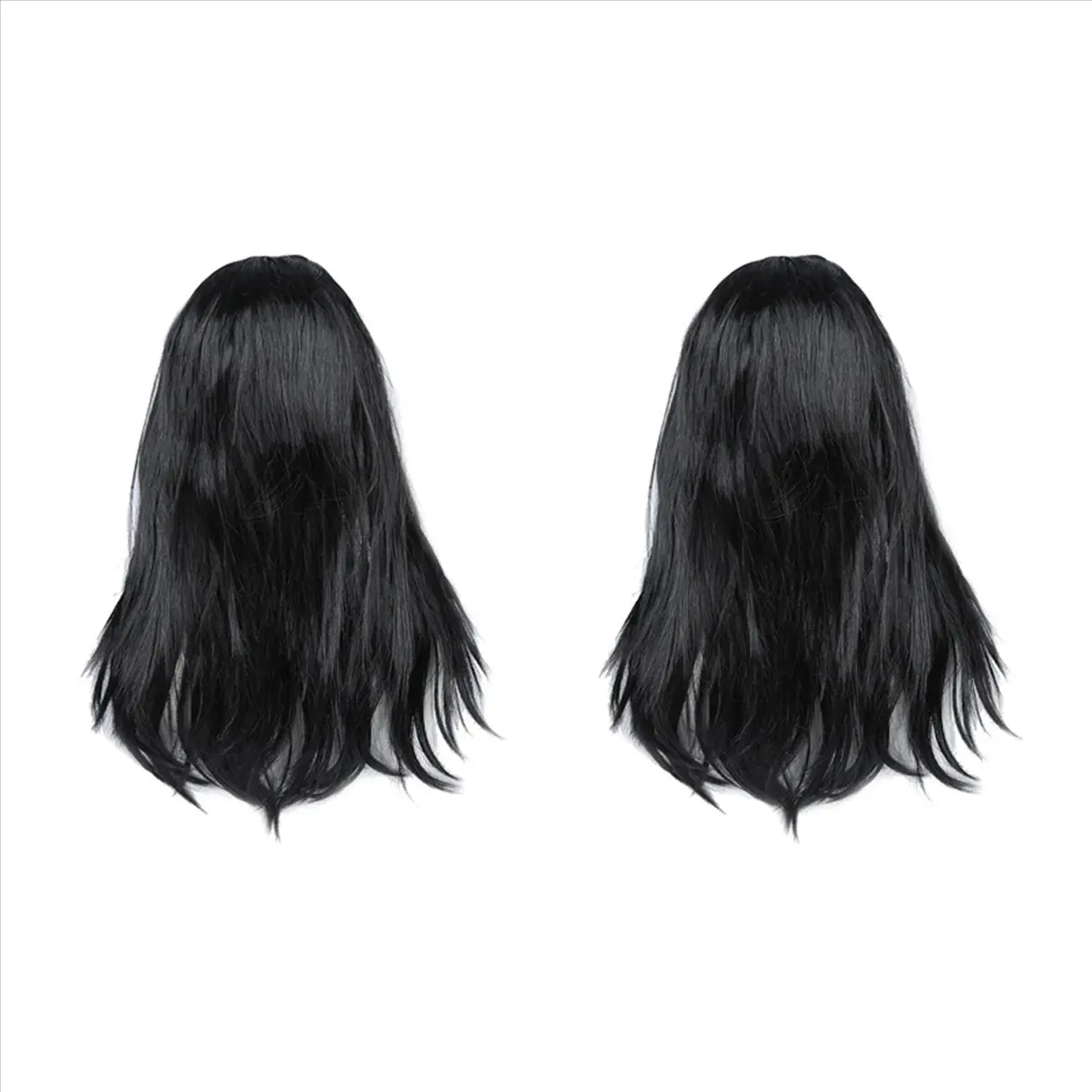 *HOPE 2X Black Stylish Women Long Straight Wigs Dress Cosplay Costume Party Wig