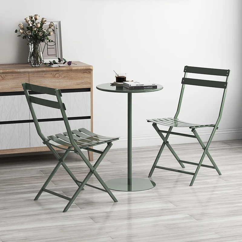 Modern Simple Table Shop Coffee Table Bar Small Round Table Conference Discussion Reception Table and Chair Combination muebles