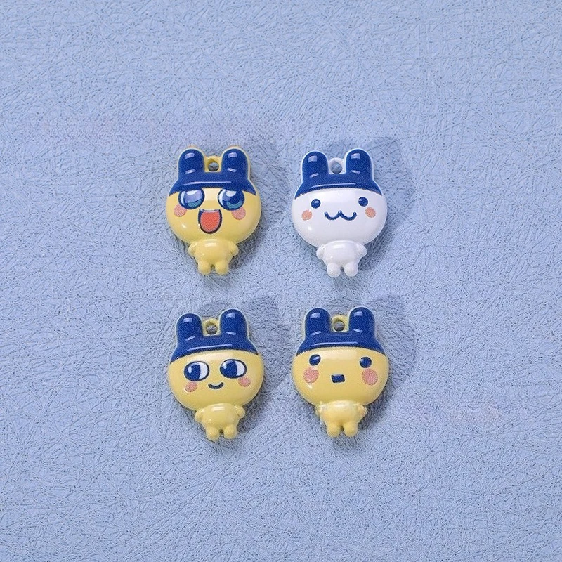 

50PCS Mini Mametchi Cartoon Charms 2cm Solid Alloy Pendants Set for DIY Phone Chains Keychains Jewelry Making Accessories