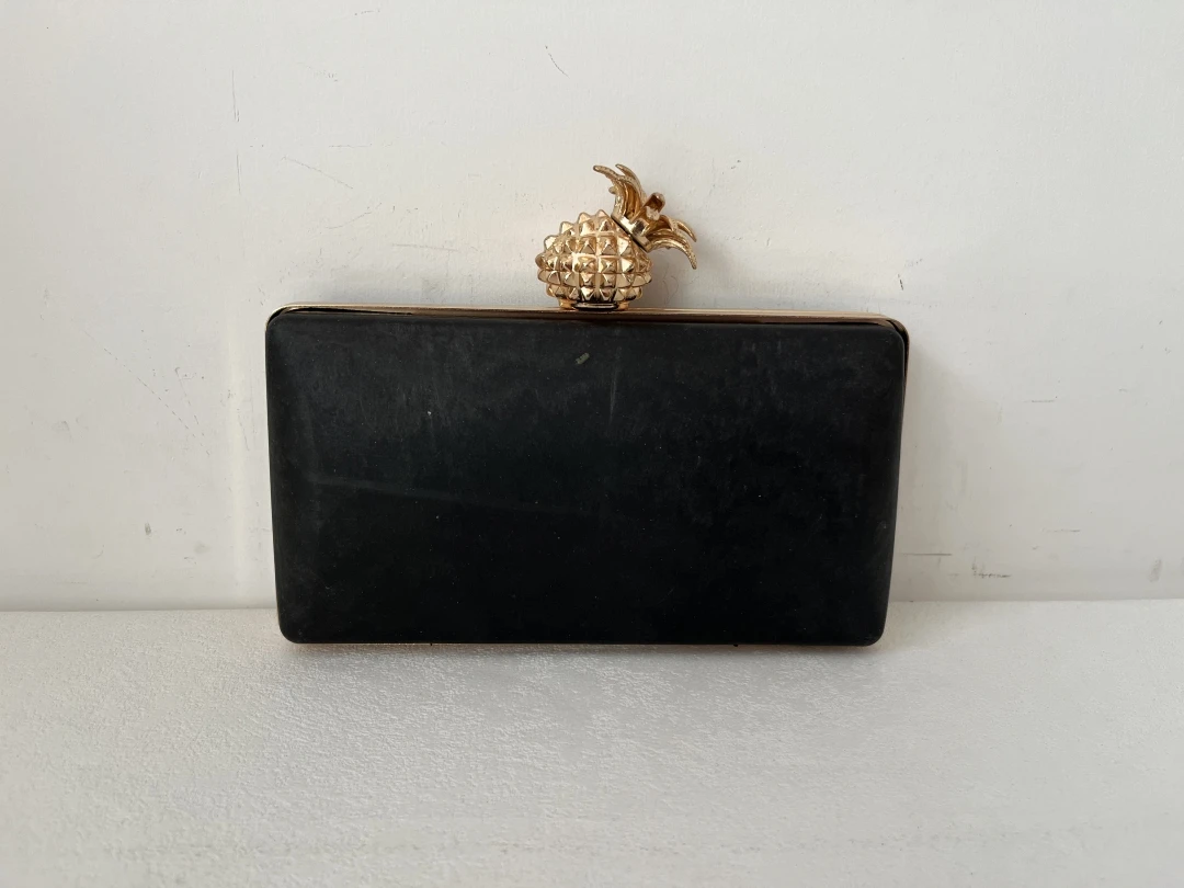 20x8cm Box Purse Frame Bag Frame Small Clutch Pineapple Head Clasp Bag Hardware Parts Rectangle Purse Frame Handbag Charming