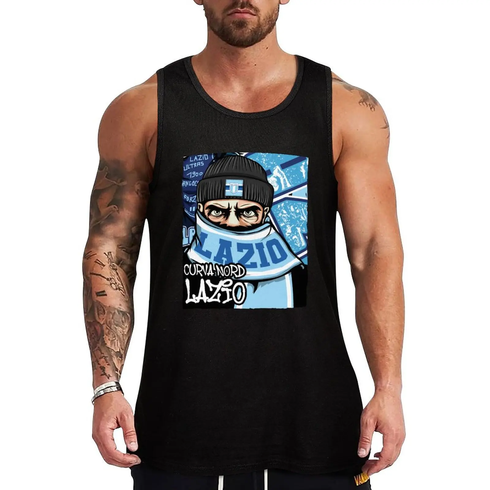 Ultras Lazio Tank Top Urban Casual Tank Top Streetwear Sleeveless Shirt