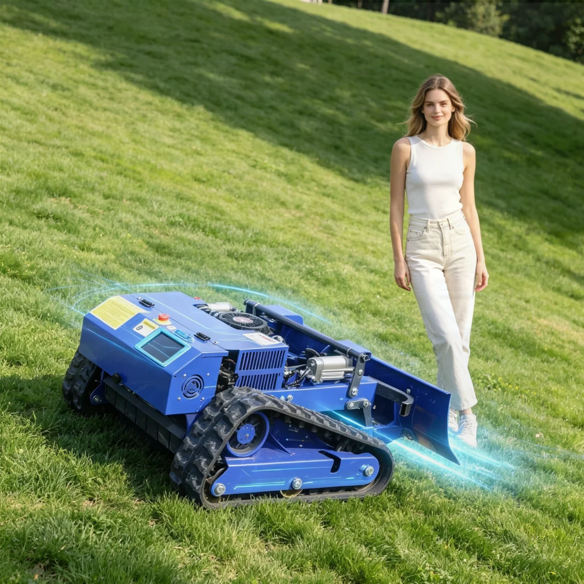 

Customized lawn mowers for sale RC Crawler Lawn Mower Self-propelled All Weather Grass Cutter lawn mowers