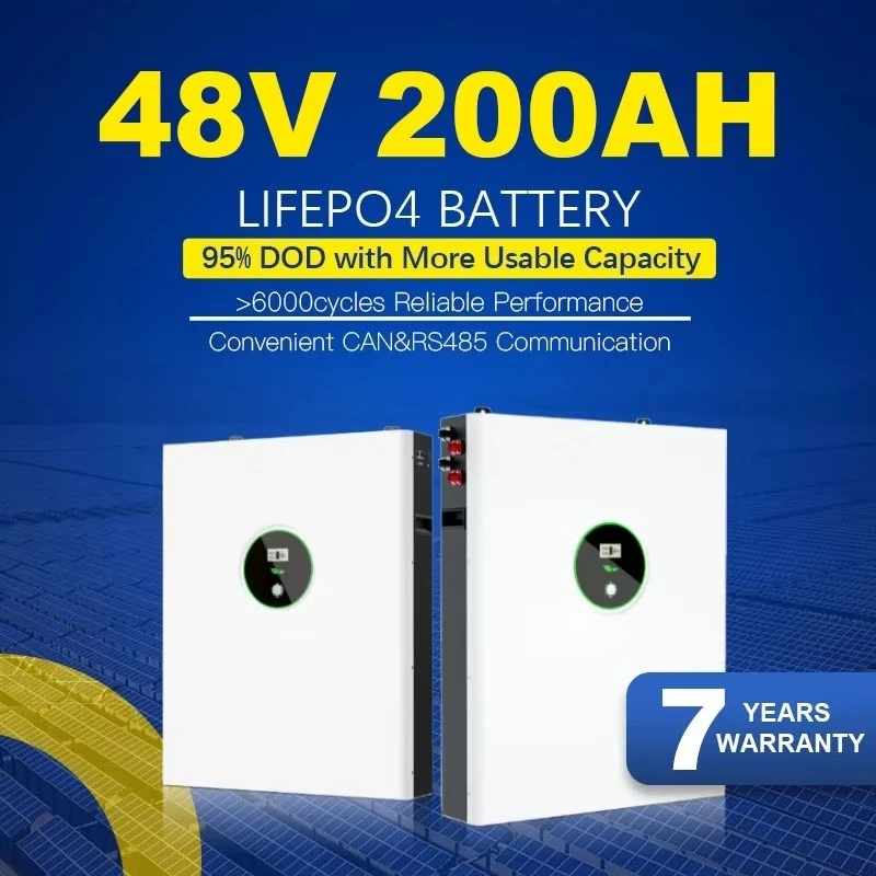Manufacturer Direct Sales High Voltage Deep Cycle Battery 10KWH Solar Battery Lithium Solar Battery