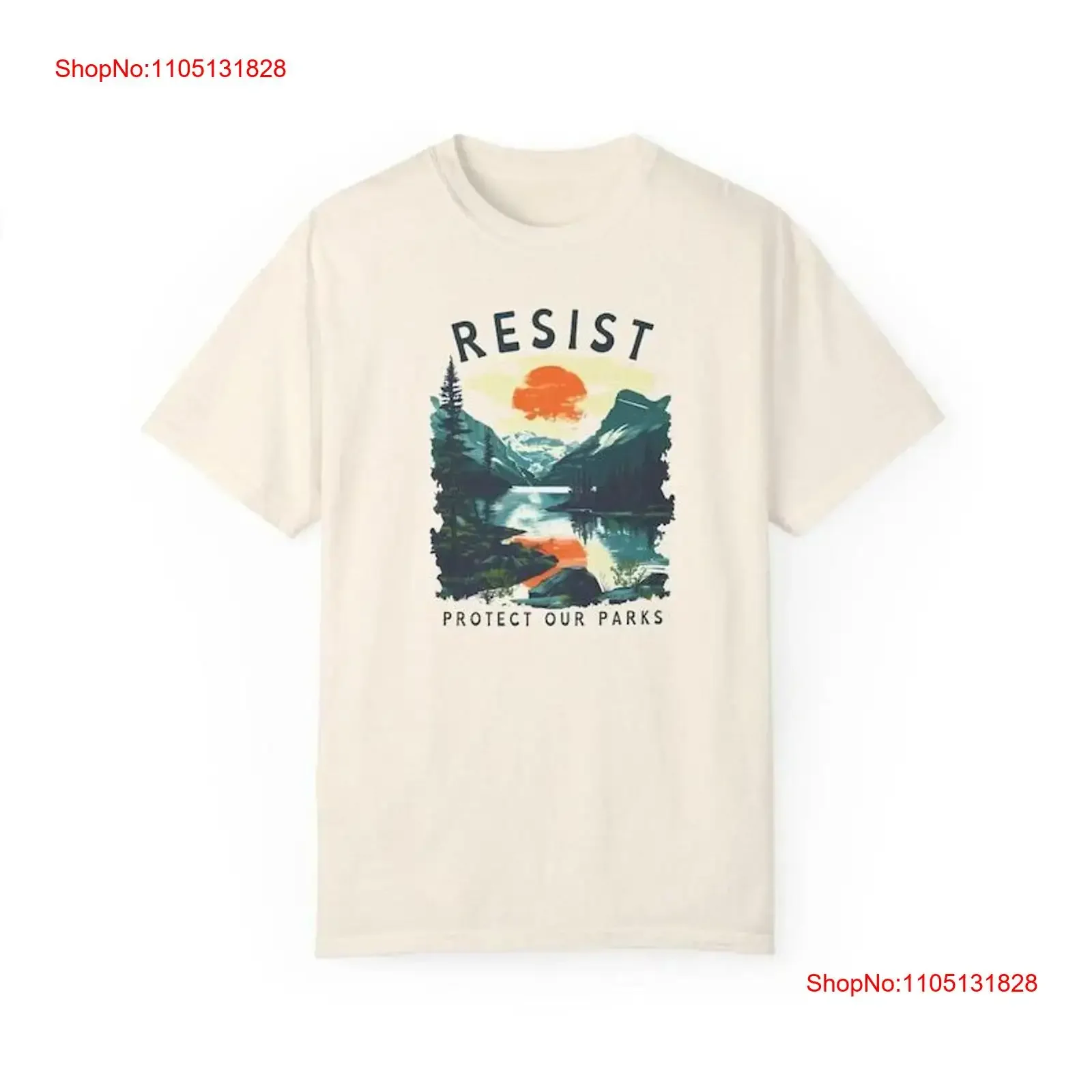 Resist National Parks T Shirt Anti Elon Musk Glacier Park Nature Lover Activism vintage Washed graphic Stylish Unisex fashion