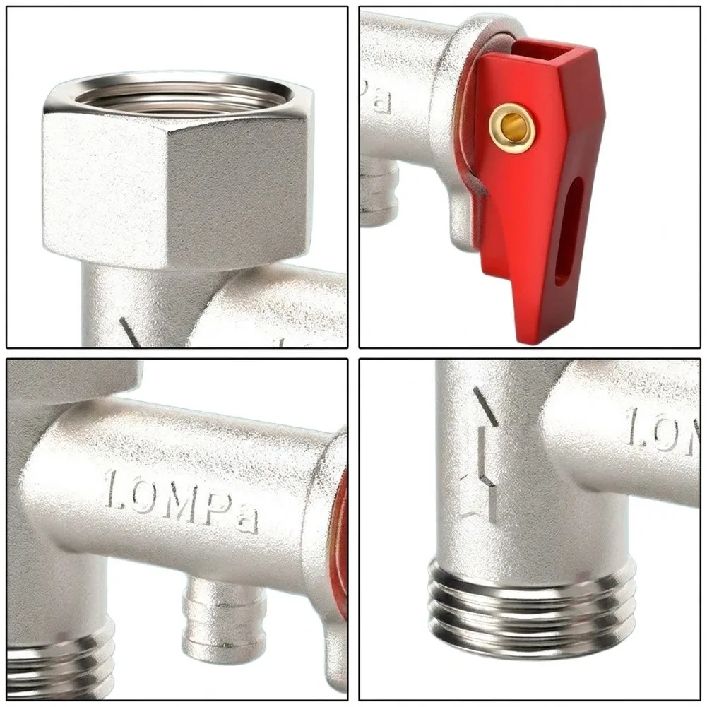Pressure Relief Valve Brass 5 2 10cm Designed Specifically for Electric Water Heaters Enhanced Safety and Efficiency