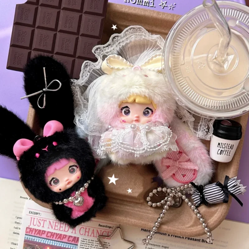 Kawaii Nommi Baby Sweetheart Bunny Series V2 Leuke vinylpop Trendy blinde doos Trend Speelgoed Hanger Collectie Verrassingsgeschenken