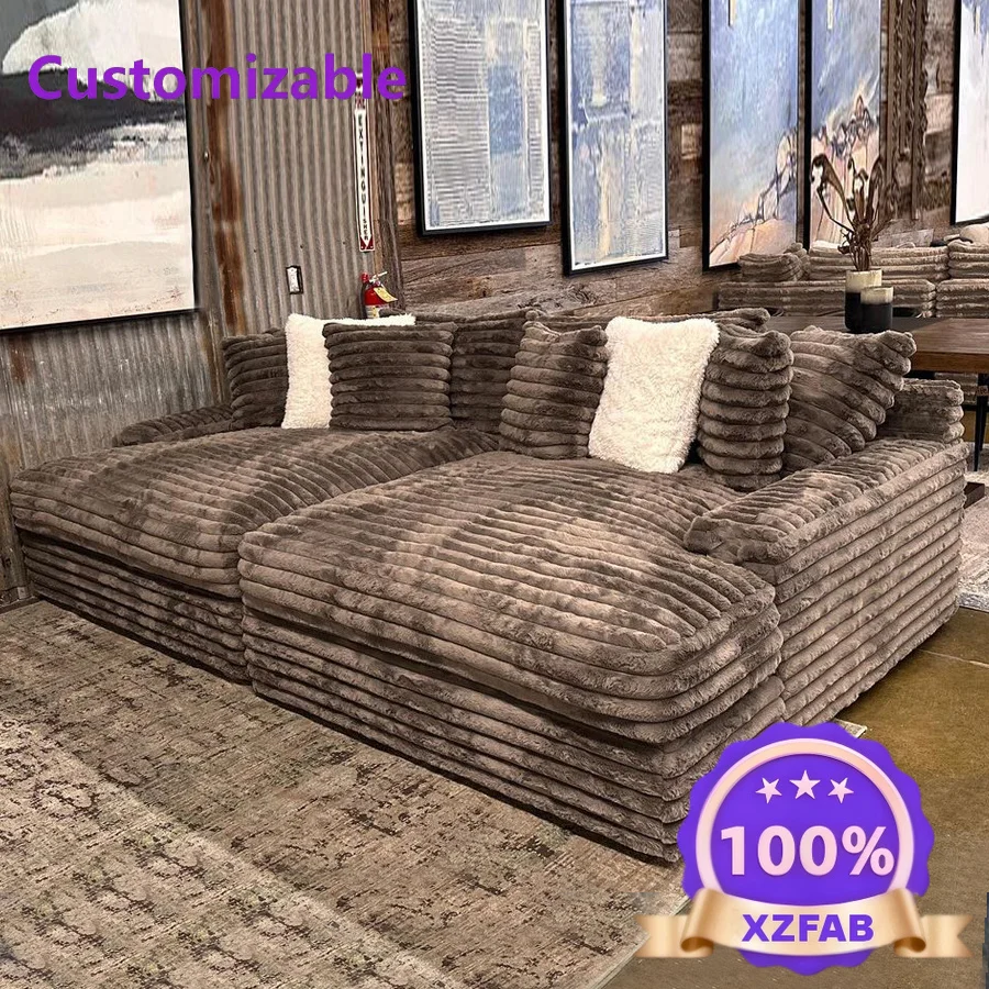 Factory Direct 2026 Vacuum Pack Sectional Couches Luxury Living Room White Cloud Sofa Modular Compressed Sofa Set Furniture