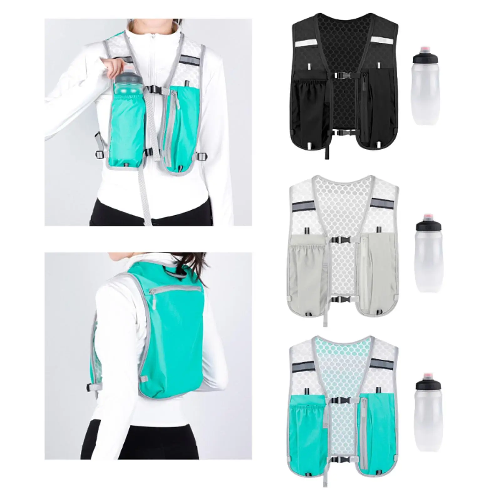 

Running Hydration Vest for Men Women Lightweight for Jogging Biking Outdoor
