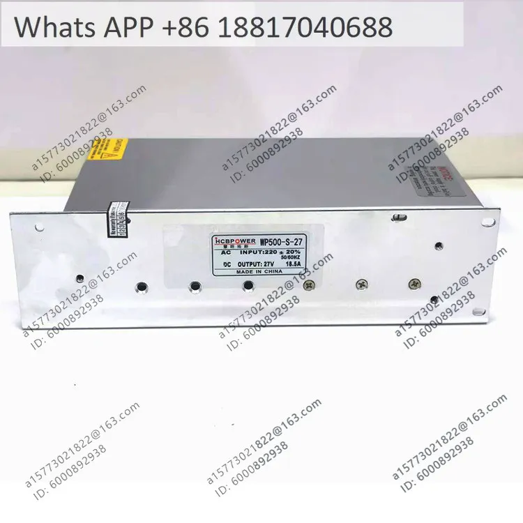 

Switching power supply WP500-S-27, AC220V output DC27V 18.5A industrial equipment power supply