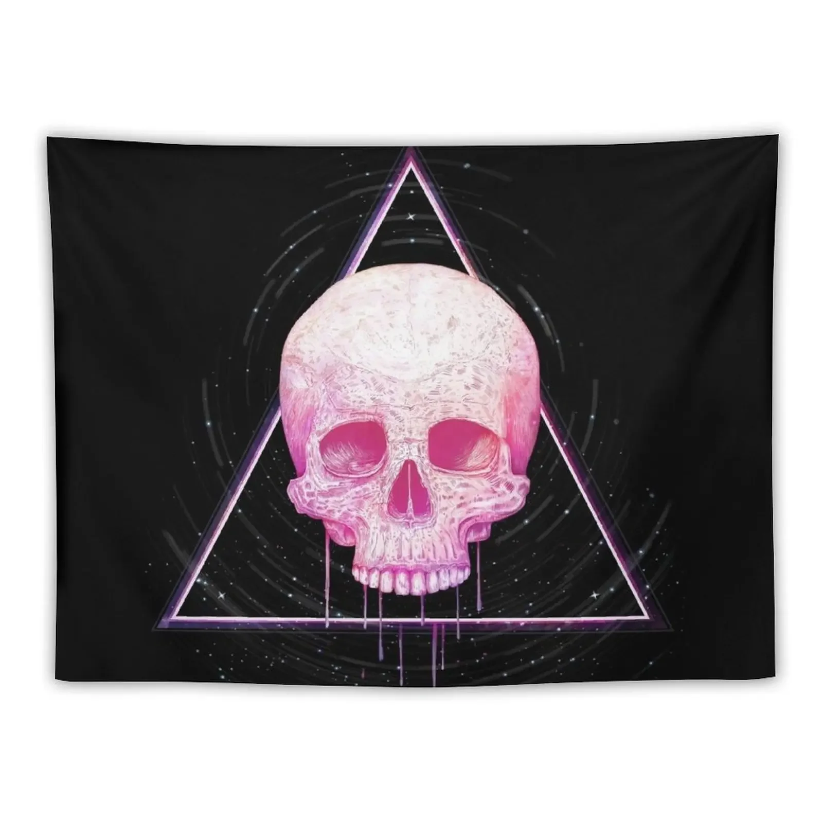 

Skull in triangle on black Tapestry Wall Hanging Decor Wall Hanging Wall Carpet Tapestry