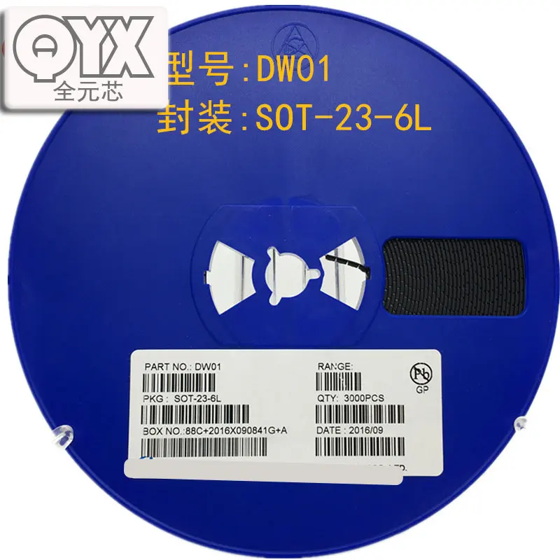 50PCS/LOT DW01 DW06D SOT23-6 MOS FET Upgraded Version