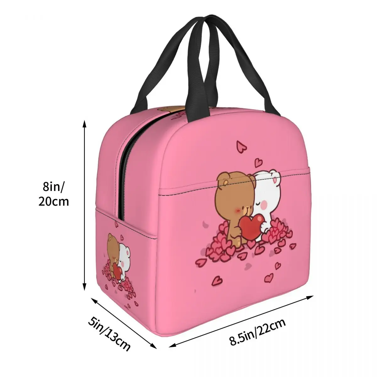 Bear And Panda Bubu Dudu Balloon Lunch Bags Insulated Bento Box Lunch Tote Picnic Bags Thermal Bag for Woman Girl School