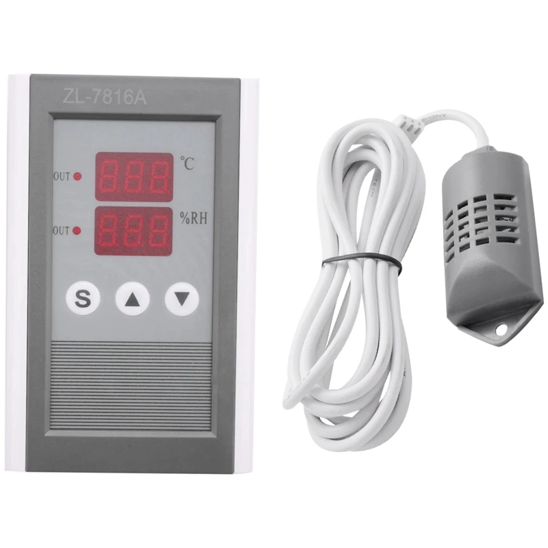 

5X Zl-7816A,12V,Temperature & Humidity Controller,Thermostat And Hygrostat,Incubator Humidity,Incubator Controller