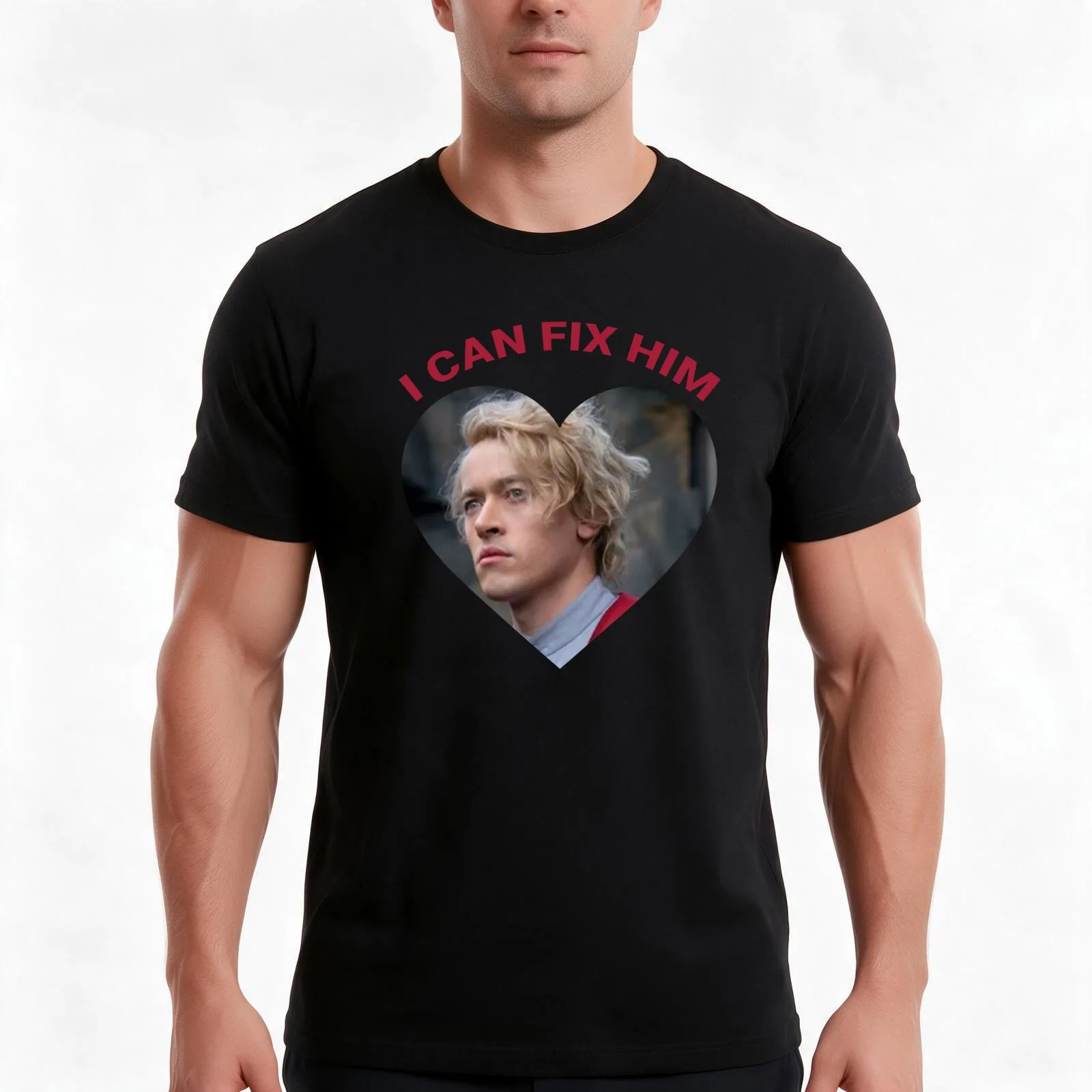 coriolanus snow i can fix him T-Shirt Summer Casual Cotton Tee Oversized Streetwear Tops Vintage Graphic Print 100% Cotton