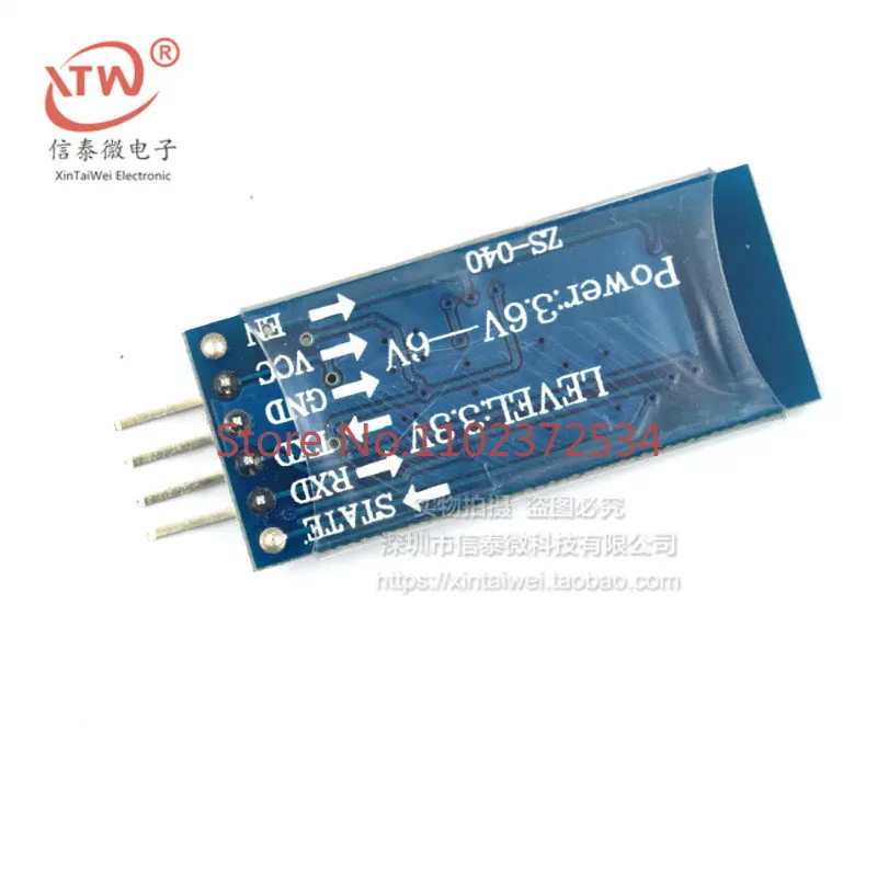 10 pieces BT06 serial port module transmits data wirelessly 51 single chip compatible with HC-06 DIY compatible with UNO