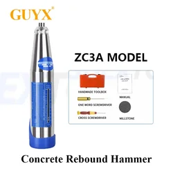 Silver Rebound Hammer Mortar Sclerometer Concrete Test Hammer Sliver Schmidt Hardness Mortar Rebound Tester Testing Instrument