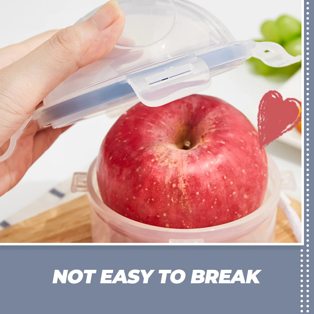 

Fruit Grain Round Crisper Food Container PP Preservation Case Kitchen Fridge Baby Household Fresh Keeping Transparent