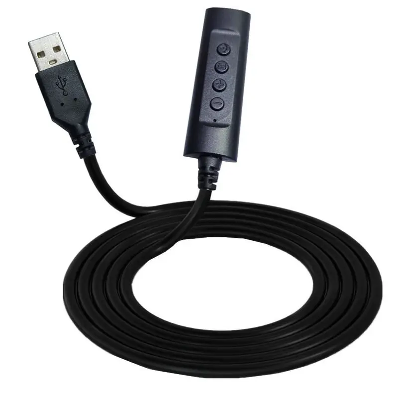 External USB Single Hole Sound Card Headphone Microphone 2-In-1 PC External Converter 3.5mm