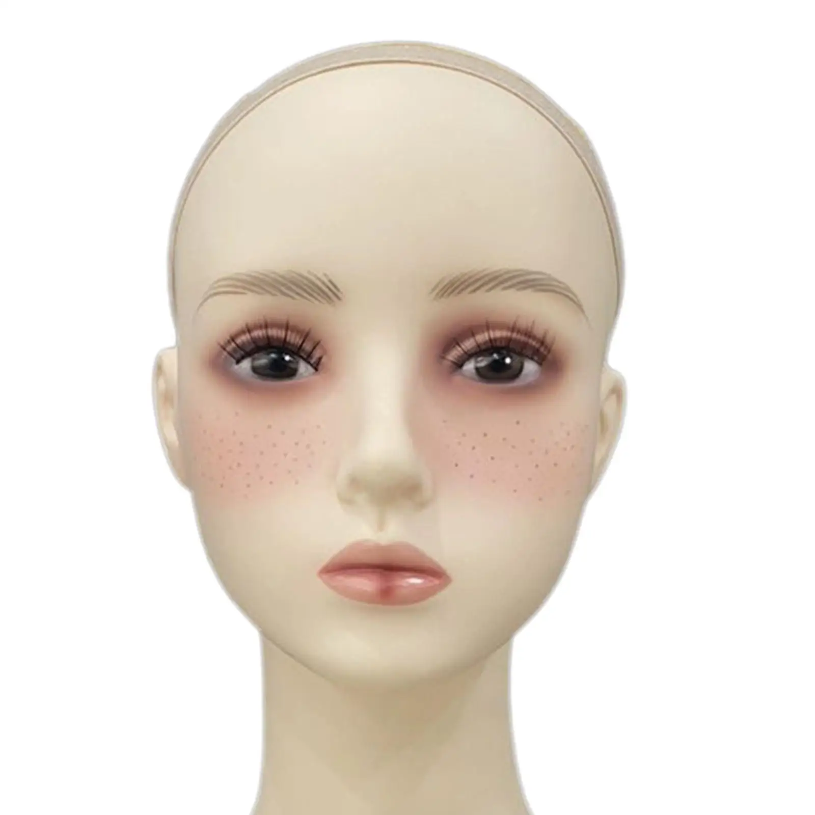 Female Mannequin Head Multipurpose Cosmetology Sturdy Mannequin Head for Wig Making Making Display Hair Styling Hats Eyeglasses