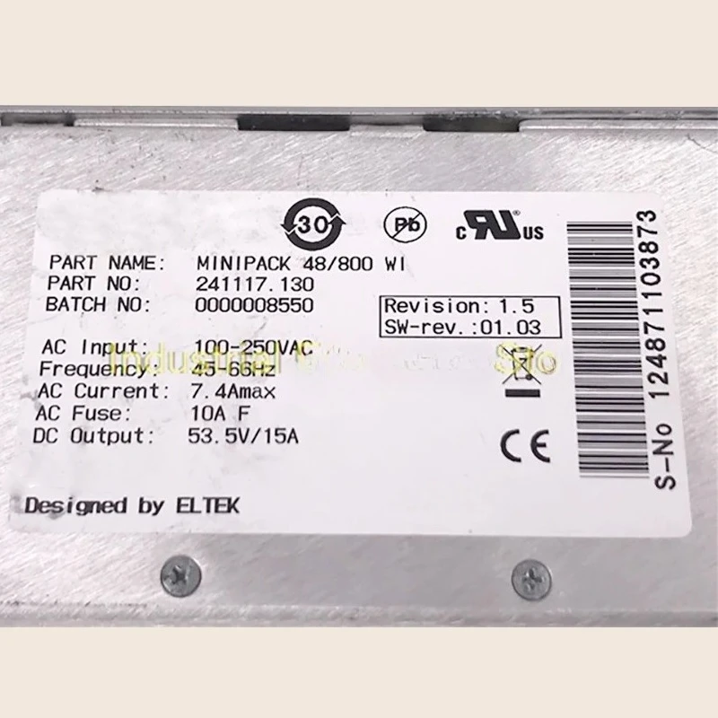 For ELTEK Communication Power Module MINIPACK 48/800 WI 53.5V 15A 241117.130