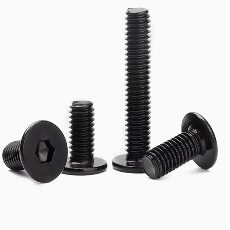 

5-50pc M2 M2.5 M3 M4 M5 M6 M8 Black 304 Stainless Steel Allen Hexagon Ultrathin Bolt Hex Socket Ultra Thin Flat Wafer Head Screw