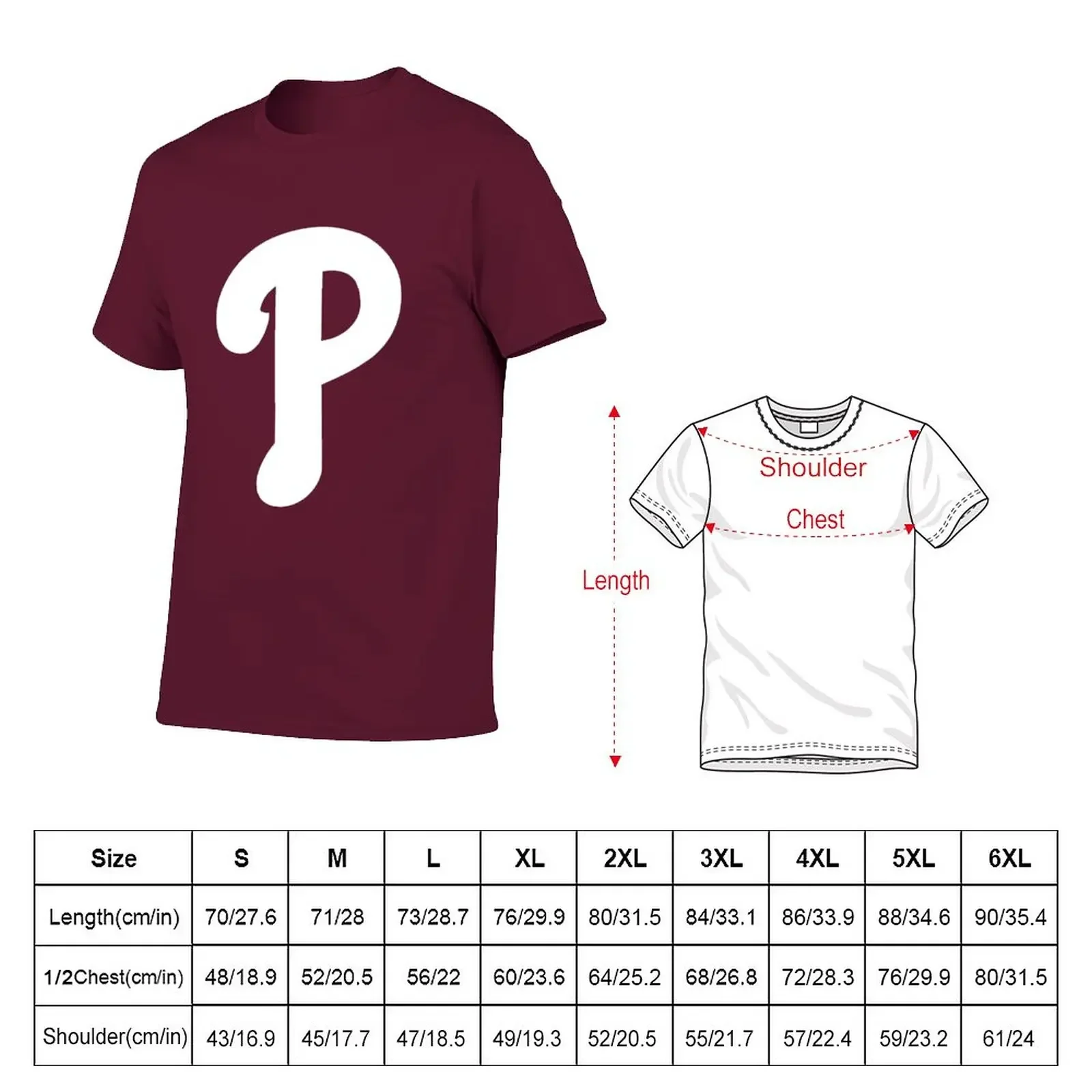 Phillies-Philly T-Shirt aesthetic clothes hippie clothes Short sleeve tee men