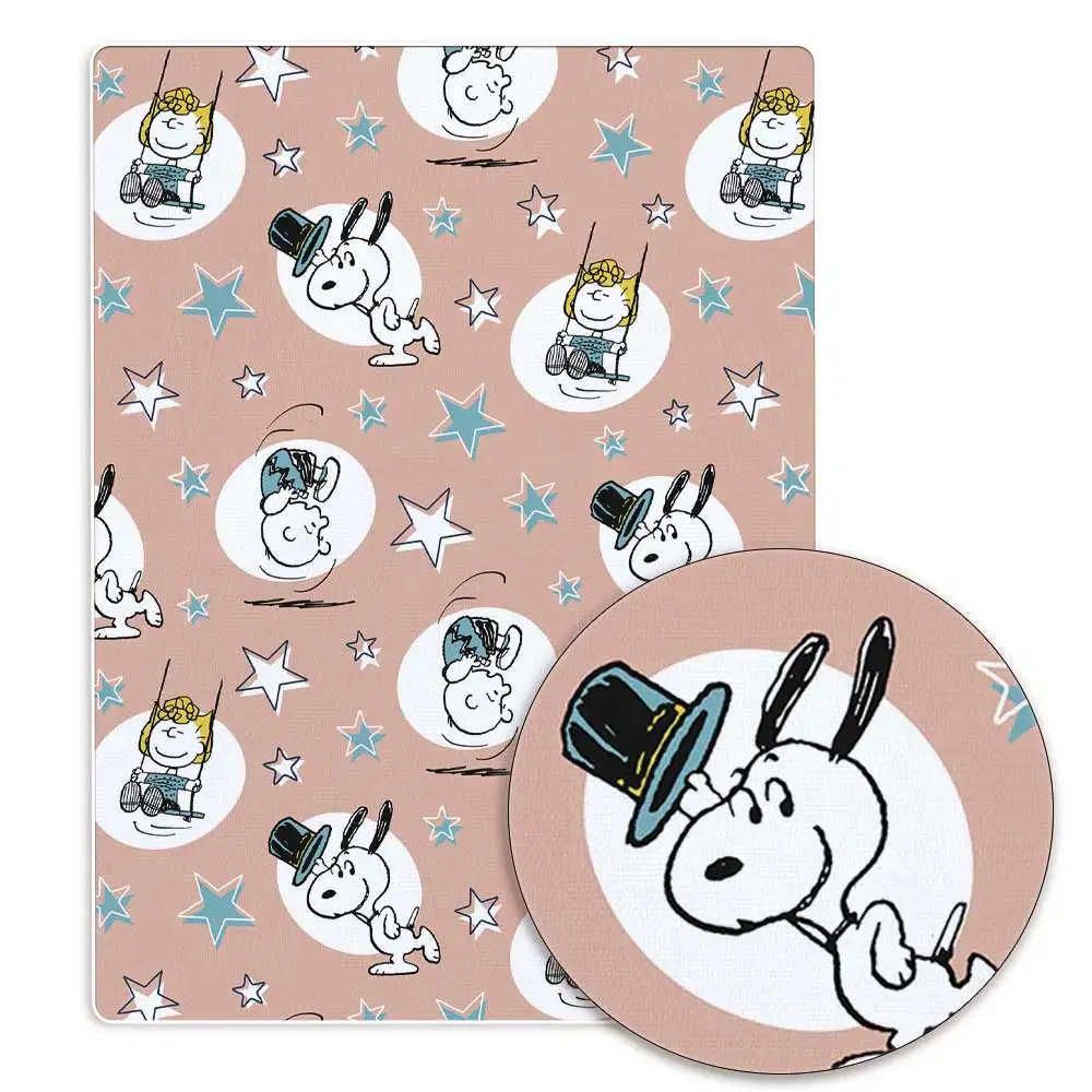 Cartoon Stoff Heißer DIY140*50cm Handgemachte Nähen Patchwork Quilten Baby Kleid Hause Blatt Gedruckt Stoff Stoff Nähen kinder Fabri