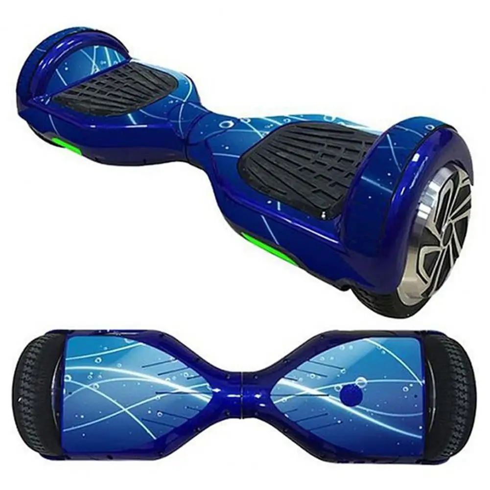 Hoverboard Scooter Sticker, DIY Decalque Decorativo, Colorido Rápido, Impressão Fina, Delicado, Removível, 6,5 Polegadas