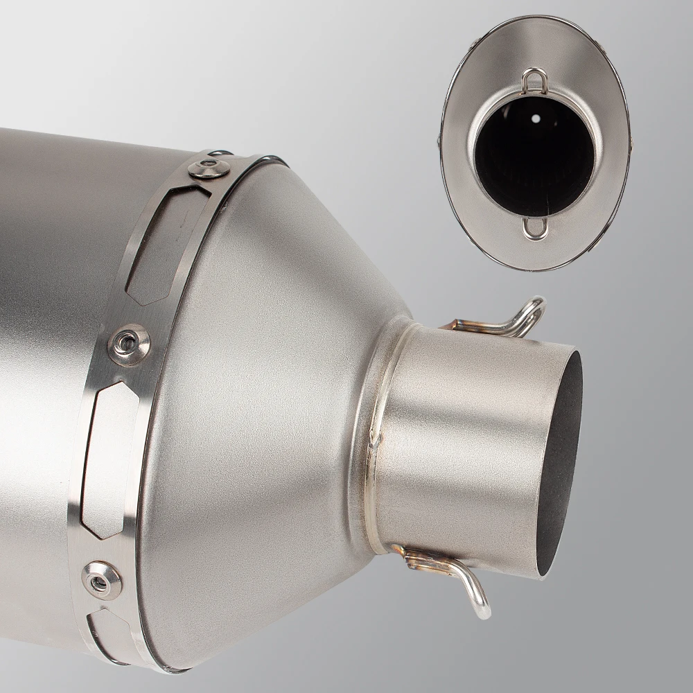 Universal 51mm RAID Motorcycle Exhaust Muffler Escape Moto Modified Stainless Steel for duke890 duke790 T700 790ADV ADV750 RS660
