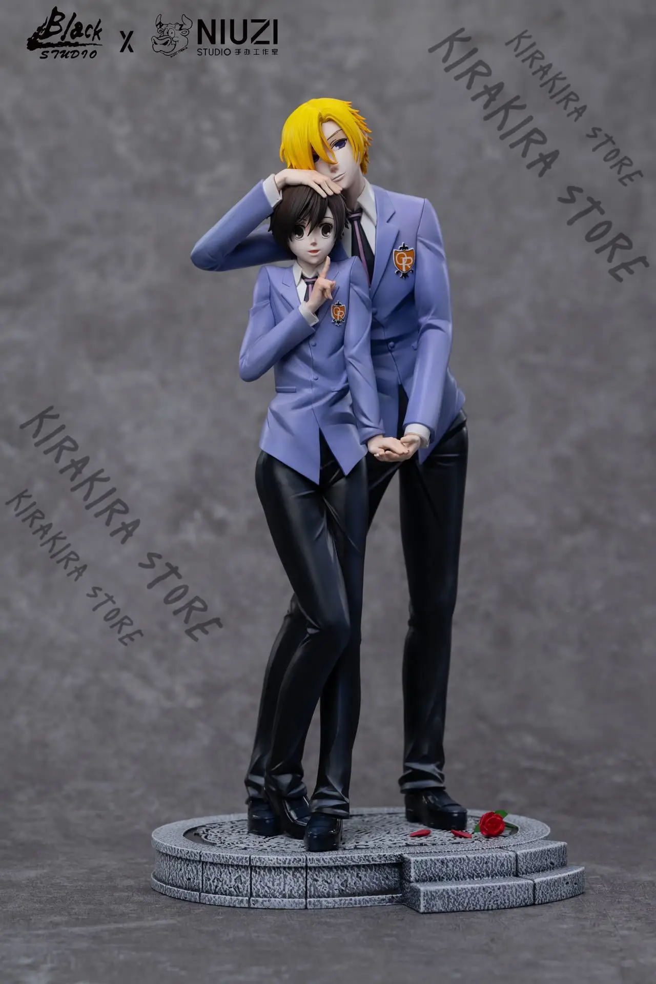 

Ouran High School Host Club Suou Tamaki Fujioka Haruhi Desktop Figurine Mascot Ornament Model Kit Cosplay Garage Kits Collection