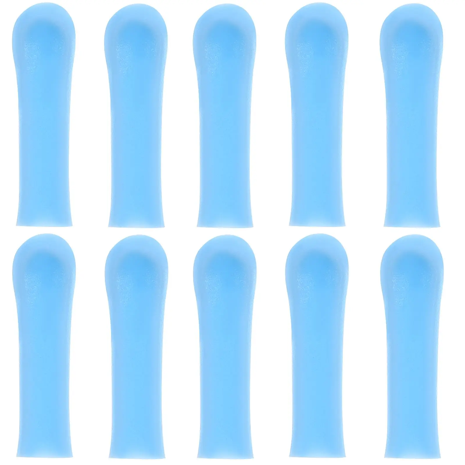 

10pcs Ear Cleaner Spoon Sleeve Silicone Replacement Head Ear Scoop Nonslip Protector Visible Ear Wax Remover Ear Care Clean Tool