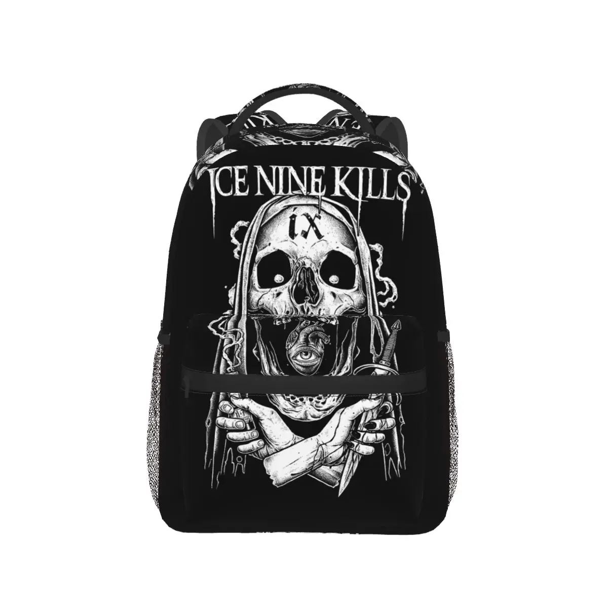 Michele Nolli Ice Nine Kills Backpack Hot Sale Daypack Large Capacity Kids BookBag School Bag Shoulder Bags for Men Women
